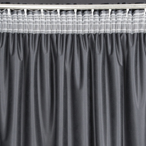 Curtain 140 x 270 Velvet Tape Mirela Black