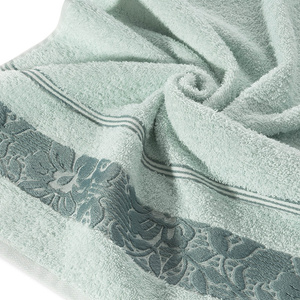 Towel 50 x 90 Cotton Sylwia 08 500 g/m2 Blue