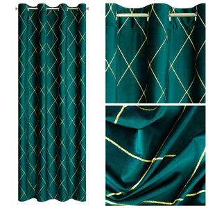 Pierre Cardin Margo C.Turquoise Curtain 140 x 250 Spillover