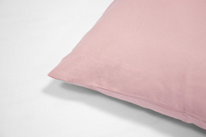 Cotton pillowcase 70 x 80 Solid Ola Brown Pink
