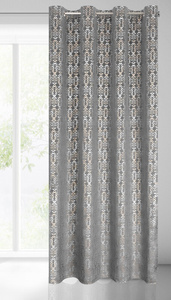 Ready-made Curtain 140 x 250 Laura Steel+Golden Splendor