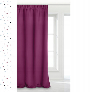 Curtain 140 x 250 Blackout Tape Hold Amaranth