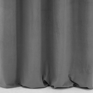 Curtain 140 x 250 Decorative Velvet Milo Steel