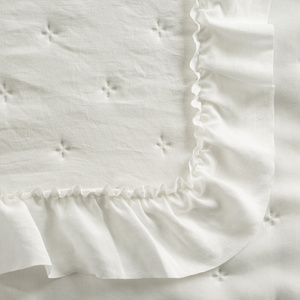 Quilted Decorative Bedspread 170 x 210 Libi3 Cream