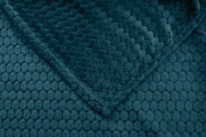 Blanket 200 x 220 Microfiber Embossed Plush Ala Circle 3D 01