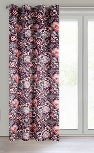 Curtain 140 x 250 Decorative Velvet Mirei Maroon