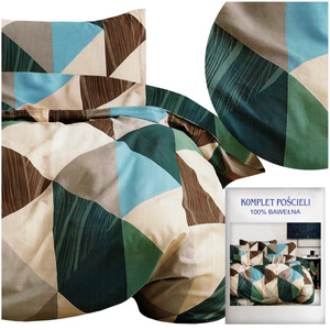 Bedding 140 x 200 2 pcs Satin Cotton No. A1813