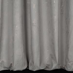 Curtain 140 x 300 Decorative Velvet Nadia Silver+Gold