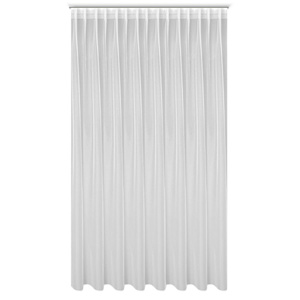 Decorative Curtain Tonia 400 x 300 Tape White