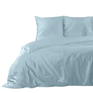 Bedding 220 x 200 3pc Satin Nova3 Blue