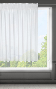 Decorative Curtain Viola on Tape 400 x 145 White