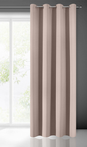 Curtain 135 x 250 Decorative Blackout Logan Powder