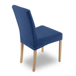 Chair Cover Smooth 35x55x30 Pokr03 Navy Blue
