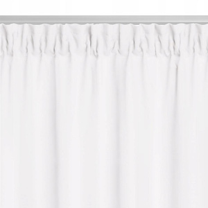 Curtain 140 x 270 Decorative Tape Viva White