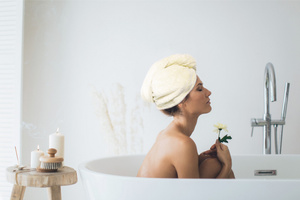 Turban 65 x 25 Microfiber Towel Aki Cream