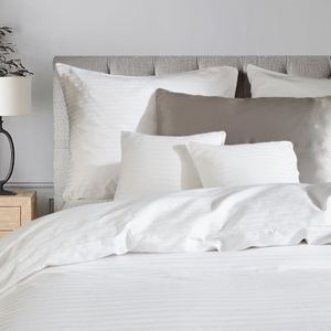 Pillowcase 50 x 70 Cotton Adamash White