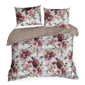 Bedding 160 x 200 3pc Cotton Satin Spring 74