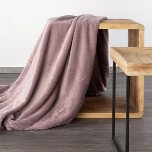 Blanket 70 x 160 Microfiber Design Cindy5 Heather