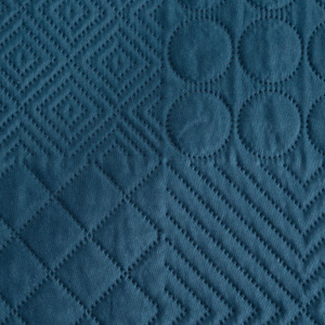 Bedspread 220 x 240 Quilted Decorative Boni5 Navy Blue