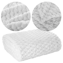 Blanket 200 x 220 Microfiber Design Cindy6 White