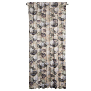 Curtain 140 x 270 Decorative Velvet Lotus Beige+Zie