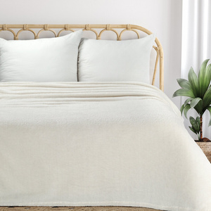 Blanket 150 x 200 Microfiber Shiny Blink B+Silver