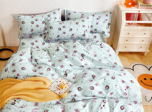 Bedding 160 x 200 3pcs Satin Cotton No. A1683