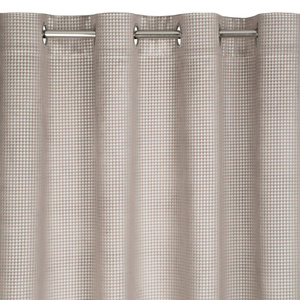 Velvet Darcy Curtain 140 x 250 Beige Spillover