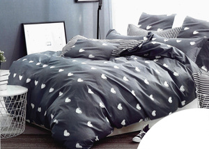 Bedding 140 x 200 2 pcs Cotton Satin No. A1000