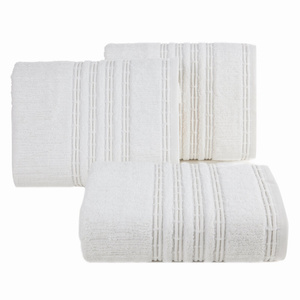 Romeo 01 White 50 x 90 Terry Bath Towel