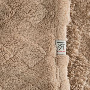 Blanket 70 x 160 Stamped Plush Nancy C.Beige