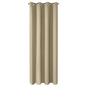 Curtain 135 x 250 Decorative Blackout Logan Beige