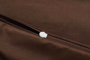Cotton pillowcase 70 x 80 Solid Ola Brown