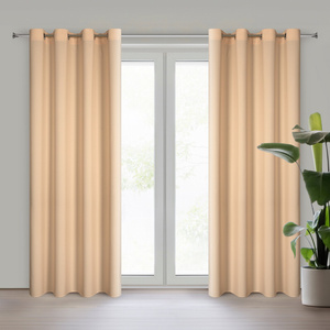 Curtain 140 x 250 Decorative Eyelets Rita Peach