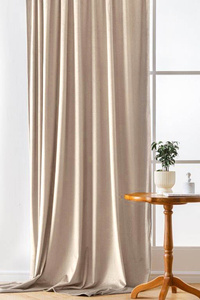 Curtain 140 x 270 Velvet Tunnel Tape Giorgia 04