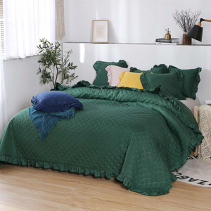 Bedspread 140 x 200 Quilted Double-sided Ruffy Butel