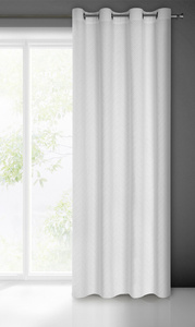 Curtain 140 x 250 Decorative Velvet Isla White