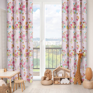 Polly Decorative Curtain 140 x 250 Pink