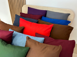 Cotton pillowcase 50 x 70 Uniform Ola Maroon Maroon