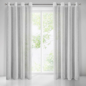Decorative Ready-made curtain Alice Silver 140 x 250