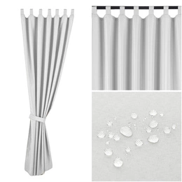 Curtain 155 x 220 Outdoor Waterproof Rune B09