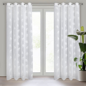 Curtain 140 x 260 Decorative Jessi White Swivels