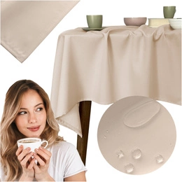 Tablecloth 110x160 Stain-Resistant Surbo Ecru