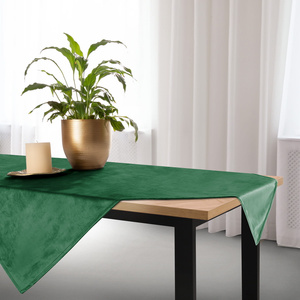 85 x 85 Decorative Velvet Soft Bottle Tablecloth