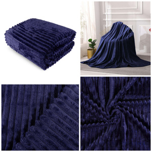 Blanket 160 x 200 Microfiber Stamped Ardea Stripes 03