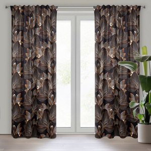 Curtain 140 x 270 Decorative Larisa Black