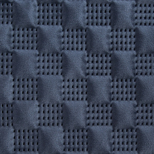 Quilted Velvet Bedspread Sofia4 170 x 210 Navy Blue