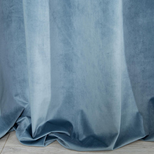 Curtain 140 x 250 Ready Decorative Villa1 Blue