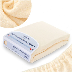 Terry sheet with elastic 018_D Ecru 200x220