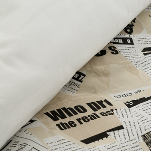 Cotton Bedding Set 160 x 200 3pcs Sonia 39